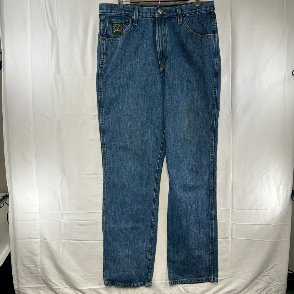 Cinch Jeans Mens 36x36 Blue Medium Wash Straight Leg Denim MB90530002